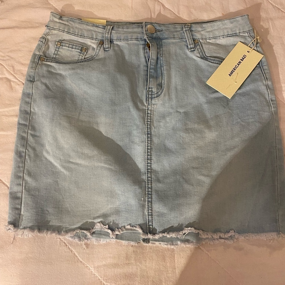 American Bazi Denim Skirt 1X (FS)